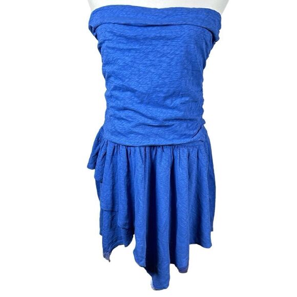 Free People FP Beach Free-Est Robyn Convertible Mini Skirt & Dress Blue L New - Picture 4 of 7